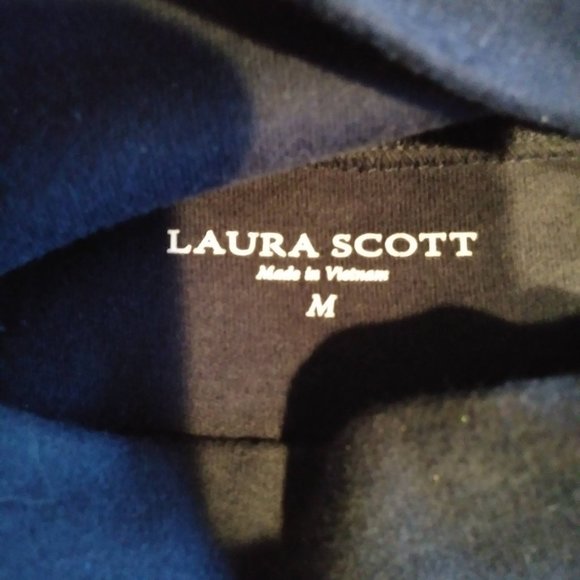 LAURA SCOTT Turtleneck Navy Blue - Picture 3 of 7